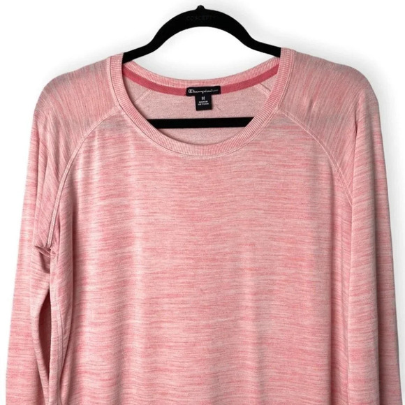Champion elite Pink Long Sleeve Soft  Crewneck Sweater - Picture 3 of 7